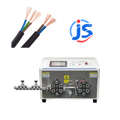 JunSheng Customized PVC Sheathed Wire Harness Machine with 7 Inch PLC Screen, High Speed Steel Blades, and Double-Layer Stripping Function