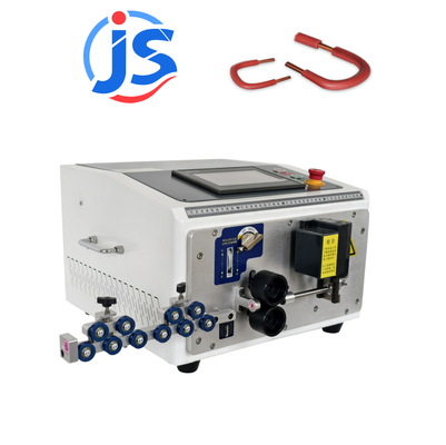 JunSheng HR-6ZW Rubber Sheathed Cable Harness Wire Cut Machine with Max 150° Bend, 7 Inch PLC Screen, and 800-1500pcs/hour Output