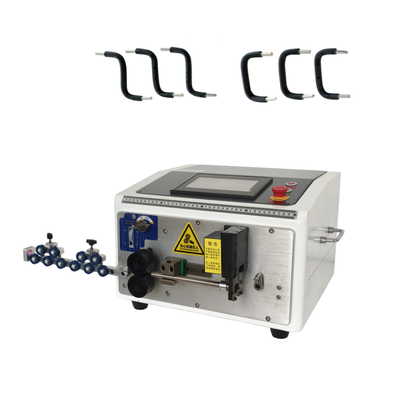 High Speed Steel Blade Wire Harness Cutting Machine with 7 Inch PLC Screen and 800-1500pcs/hour Output