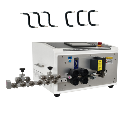 Compact Design Wire Harness Machine with PLC Touch Screen Control for All-in-One Cutting and Bending