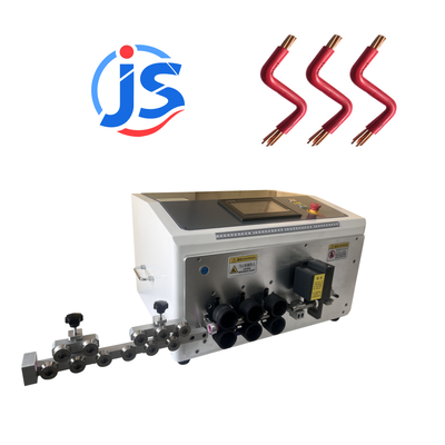 JunSheng Low Noise 7 Inch PLC Screen Wire Harness Machine with 800-1500pcs/hour Output and Max Bend 150 Degree