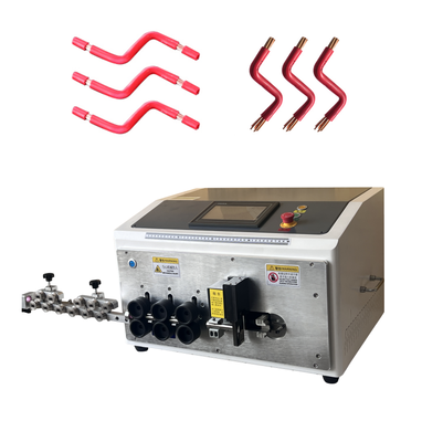 JunSheng Low Noise 7 Inch PLC Screen Wire Harness Machine with 800-1500pcs/hour Output and Max Bend 150 Degree