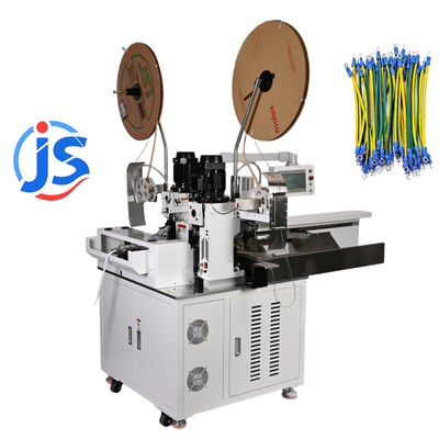 Touch Screen Automatic Soldering Machine Cat6 Cable Cutting And Stripping Machine