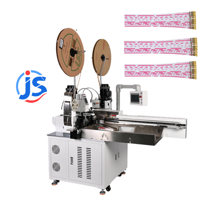 Ribbon Cable Automatic Soldering Machine 220V Wire Cutting And Crimping Machine