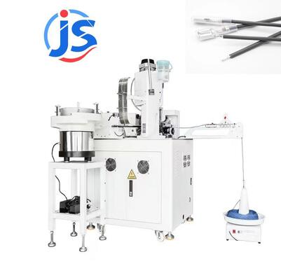 Fully Automatic Solar Cable Wire Stripping and Soldering Machine with 1500PCS/H Capacity and Built-in Inspection & Alarm System