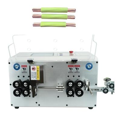 High Precision Automatic Cable Stripping Machine Iron Wheel BV Cable Cutting And Stripping Machines 800W