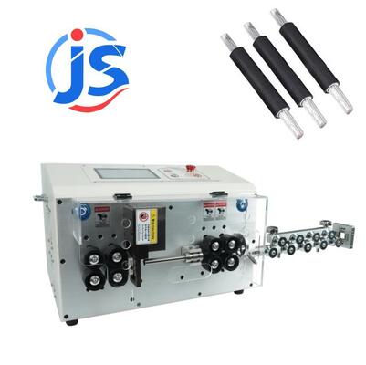 High Precision Automatic Cable Stripping Machine Iron Wheel BV Cable Cutting And Stripping Machines 800W