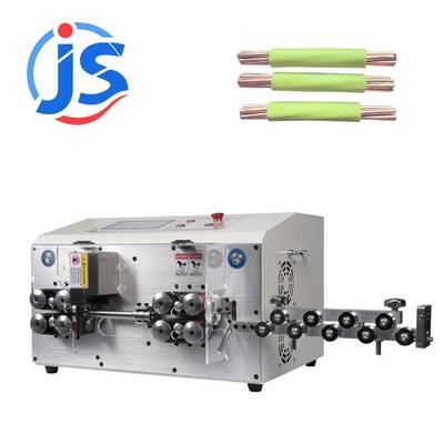 220V Automatic Cable Stripping Machine CNC / PLC Control Wire Cutter Stripper Machine