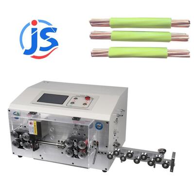 220V Automatic Cable Stripping Machine CNC / PLC Control Wire Cutter Stripper Machine