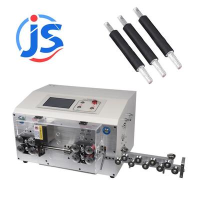 220V Automatic Cable Stripping Machine CNC / PLC Control Wire Cutter Stripper Machine