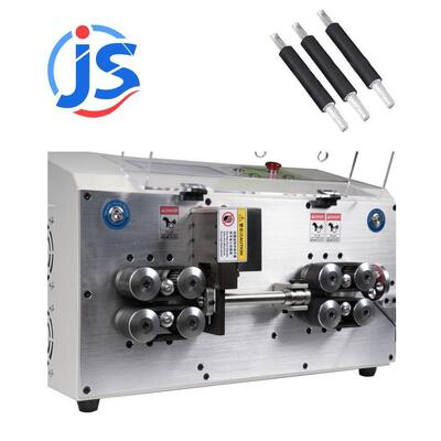 Touch Screen Cable Stripper Machine with 7 Inch PLC Screen and High Speed Steel Blade for 3000-3500pcs/hour Output