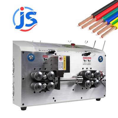 Touch Screen Cable Stripper Machine with 7 Inch PLC Screen and High Speed Steel Blade for 3000-3500pcs/hour Output