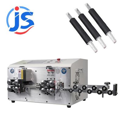 Touch Screen Automatic Cable Stripper with 7 Inch PLC Screen and High Speed Steel Blade for 3000-3500pcs/hour Output