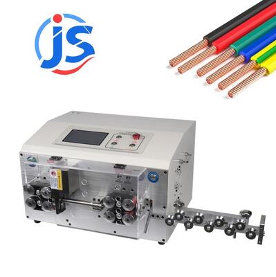 CNC / PLC Control Wire Cutting Stripping Machine 1000W Cable Cut Strip Machine