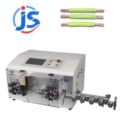 CNC / PLC Control Wire Cutting Stripping Machine 1000W Cable Cut Strip Machine
