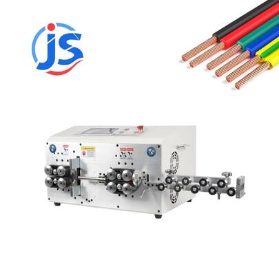 Heavy Duty Pre-Assembled Wire Harness Wire Cutting Machine with 7 Inch PLC Screen and 8-Wheel Belt Drive for 3000-3500pcs/hour Output