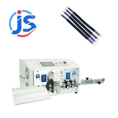 High Capacity EV High Voltage Harness Wire Strip Machine with Six-Wheel Drive and 1000-1200pcs/hour Output