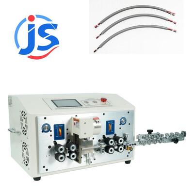 High Efficiency BMS Wire Harness Eight-Wheel Drive Cable Stripping Machine with High Speed Steel Blades and 1000-1200pcs/hour Output