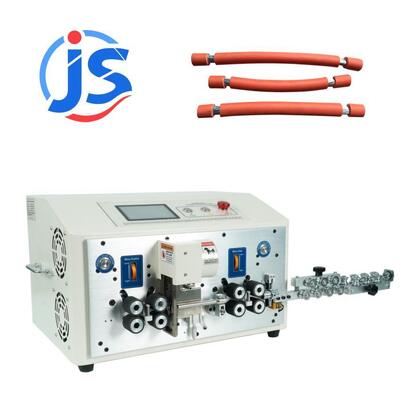 High Efficiency BMS Wire Harness Wire Stripper Machine with High Speed Steel Blades and Eight-Wheel Drive Featuring 5 Inch PLC Screen