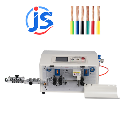 Compact 4.3 Inch PLC Screen Cable Strip Machine with High Speed Steel Blade and 3000-4000pcs/hour Output