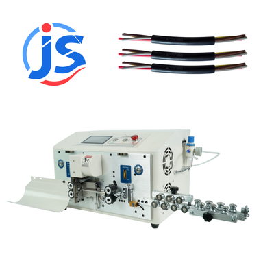 Automatic Cable Stripper with 5 Inch PLC Screen for 1000-1200pcs/hour and High Speed Steel Blade
