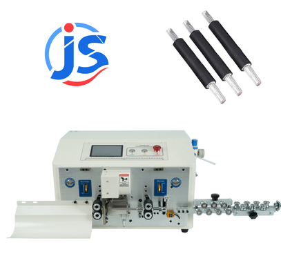 High Speed Steel Blade Robot Wire Harness Cable Cutting Machine with 5 Inch PLC Screen and 1000-1200pcs/hour Output