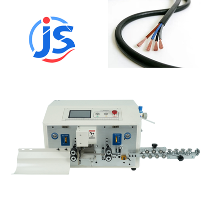 High Speed Steel Blade Robot Wire Harness Cable Cutting Machine with 5 Inch PLC Screen and 1000-1200pcs/hour Output