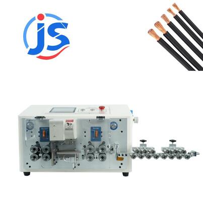 Aerospace Wire Cut And Strip Machine 5 Inch PLC Screen Wire Stripping Machine High Speed