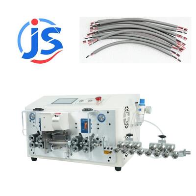 Aerospace Wire Cut And Strip Machine 5 Inch PLC Screen Wire Stripping Machine High Speed