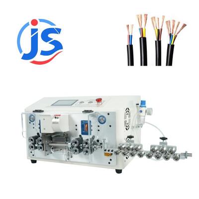 Aerospace Wire Cut And Strip Machine 5 Inch PLC Screen Wire Stripping Machine High Speed