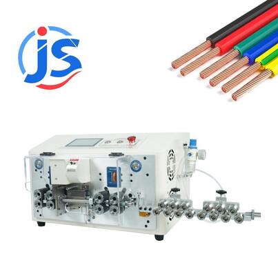 Aerospace Wire Cut And Strip Machine 5 Inch PLC Screen Wire Stripping Machine High Speed