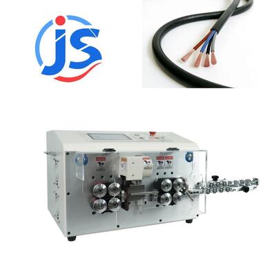 CE ISO Certified High Speed Steel Blade Cable Stripping Machine with 5 Inch PLC Screen and 6000pcs/hour Output
