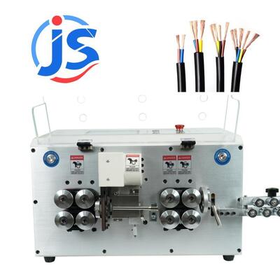 CE ISO Certified High Speed Steel Blade Cable Stripping Machine with 5 Inch PLC Screen and 6000pcs/hour Output