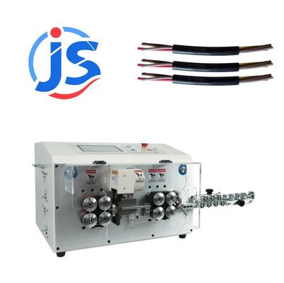 220V Automatic Wire Stripping Machine 6000pcs/hour Cable Cut And Strip Machine