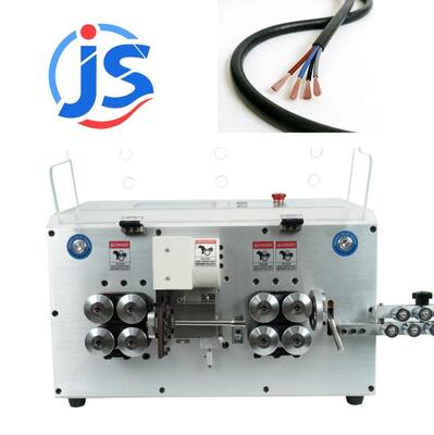 220V Automatic Wire Stripping Machine 6000pcs/hour Cable Cut And Strip Machine
