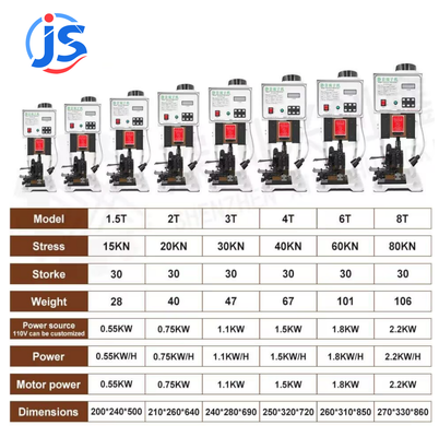 3000pcs/H - 4000pcs/H Semi Automatic Crimping Machine 750W Terminal Crimping Machine