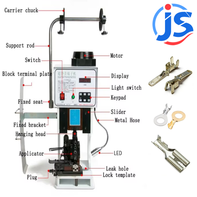 60HZ / 50HZ Semi Automatic Crimping Machine 750W Terminal Crimping Machine