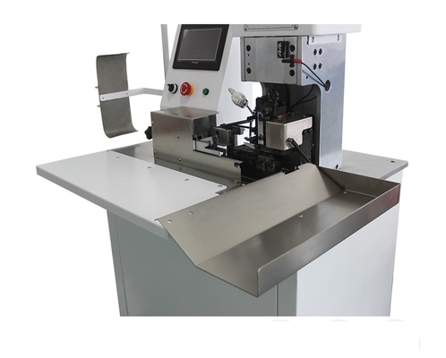 Electric Ribbon Cable Wire Terminal Crimping Machine with 2Ton Crimp Pressure for 0.5-2mm Wire Diameter and 30mm Max Cable Width