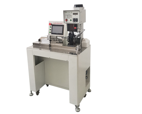 Flat Cable Semi Automatic Crimping Machine Stepper Motor Terminal Crimping Applicator