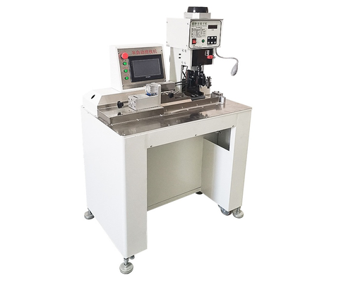 Flat Cable Semi Automatic Crimping Machine Stepper Motor Terminal Crimping Applicator