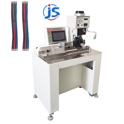Flat Cable Semi Automatic Crimping Machine Stepper Motor Wire Terminal Crimper