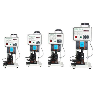 Semi Automatic Terminal Crimping Machine with 1.5Ton Crimp Pressure 550W Power and Compact 20x24x50cm Size