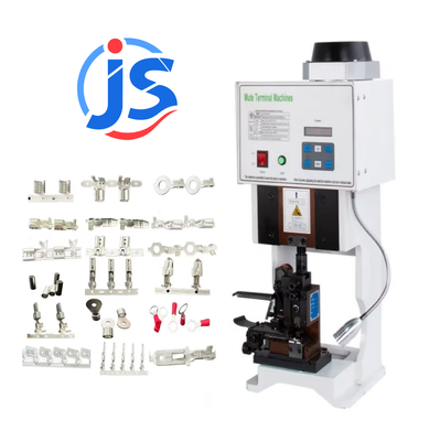 Semi Automatic Terminal Crimping Machine with 1.5Ton Crimp Pressure 550W Power and Compact 20x24x50cm Size