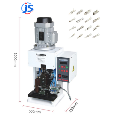 Pneumatic Cable Wire Spade Terminal Crimping Machine with 30mm Stroke, 1.5Ton Crimp Pressure, and 3000-4000pcs/H Capacity
