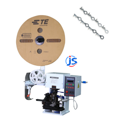 Pneumatic Cable Wire Spade Terminal Crimping Machine with 30mm Stroke, 1.5Ton Crimp Pressure, and 3000-4000pcs/H Capacity
