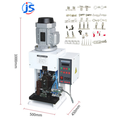 Pneumatic Terminal Crimping Machine with 30mm Stroke, 1.5Ton Crimp Pressure, and 3000-4000pcs/H Capacity