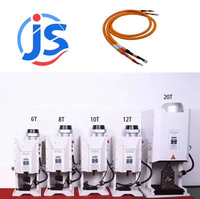 Semi-Automatic 6-Ton Cable Crimping Machine with 2.2kW Power and Compact 300x380x820mm Design