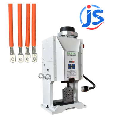 Manual Cable Wire Stripping and Terminal Crimping Machine with 8Ton Crimp Pressure, Compact Design, and Low Noise Operation
