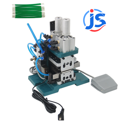 Energy Saving Semi Automatic Stripping Machine Compact Wire Cutting Stripping And Twisting Machine
