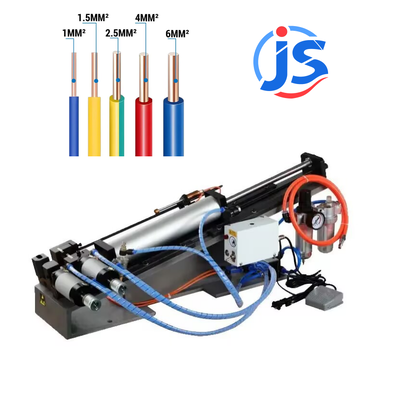 Semi Automatic Pneumatic Cable Stripping Machine Lightweight Wire Cutting Stripping Machine